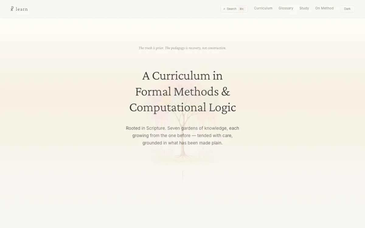 Screenshot of Computational Logic