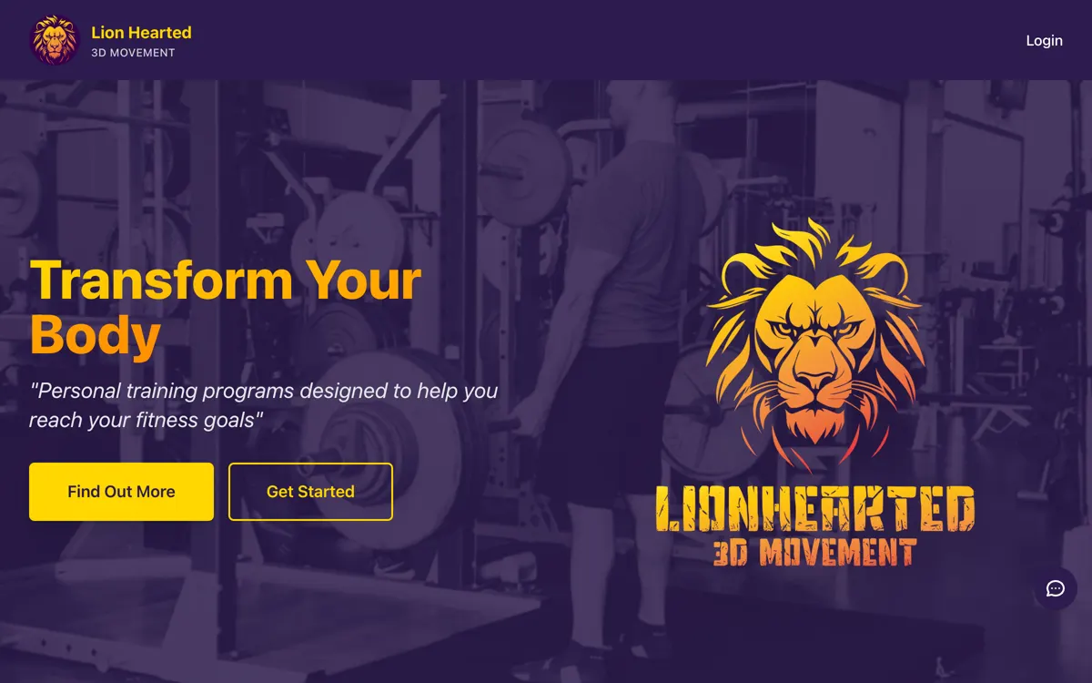Screenshot of Lion Hearted 3D Movement