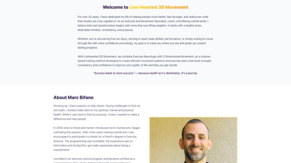 Lion Hearted 3D Movement